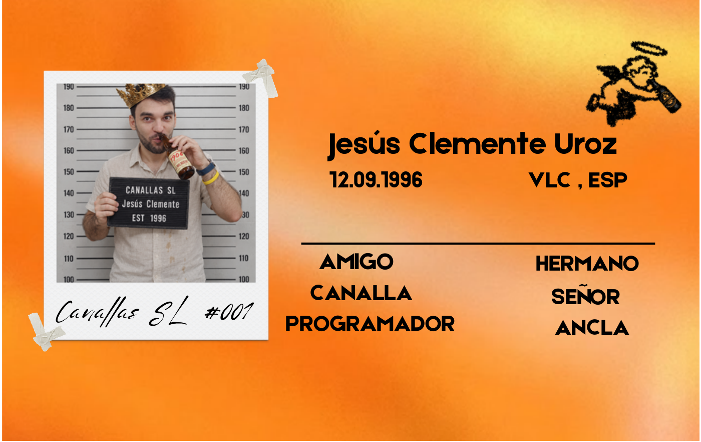 Tarjeta de Jesús Clemente Uroz